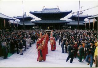志蓮佛寺重建圓成佛像開光典禮 (1998年1月6日)