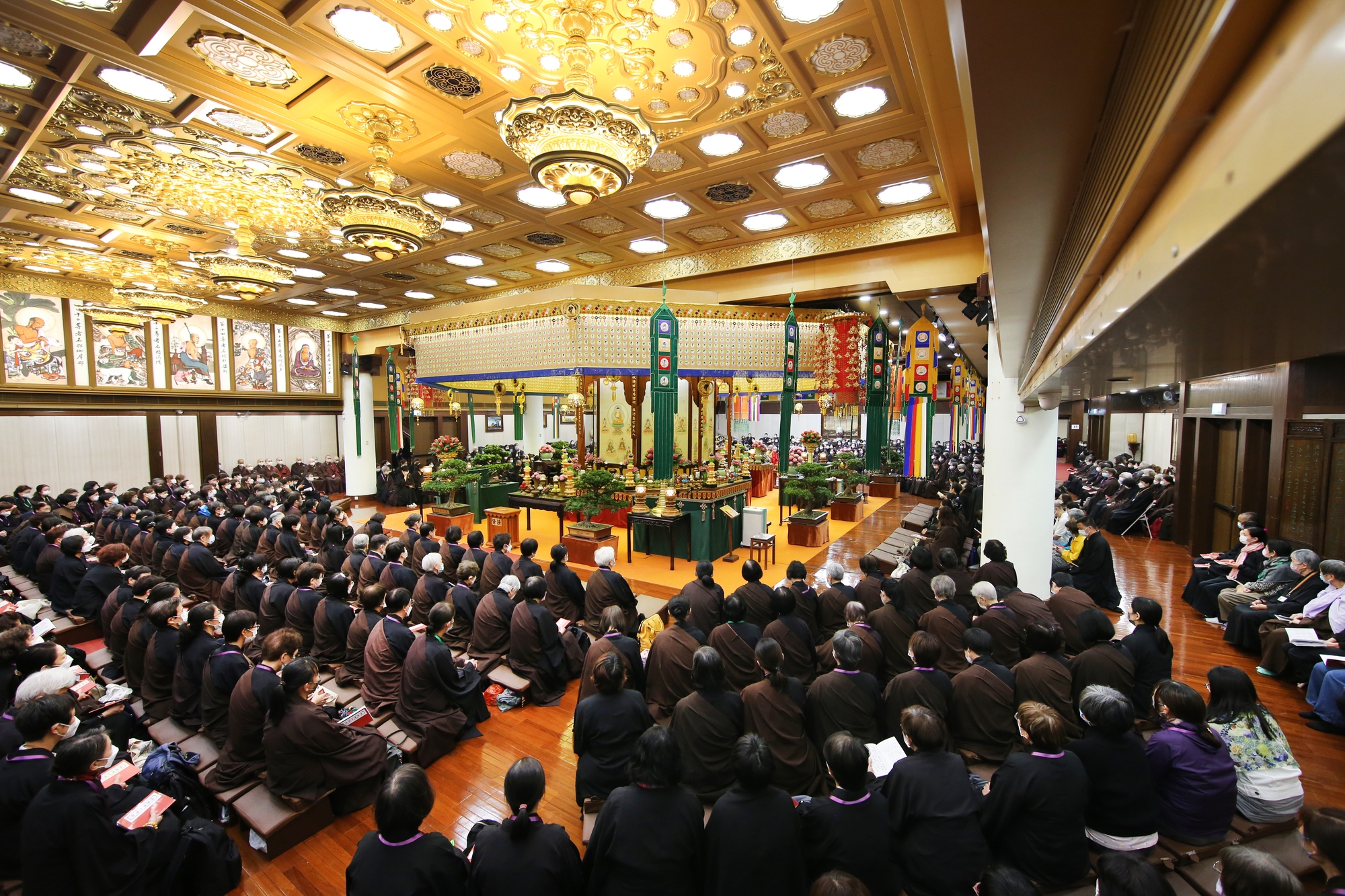 楞嚴壇法會儀式中
